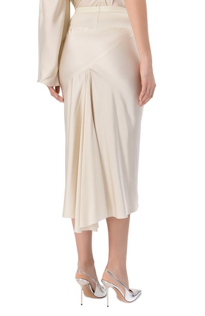 Атласная юбка RICK OWENS, арт. RP01E7343/SCH, фото 4