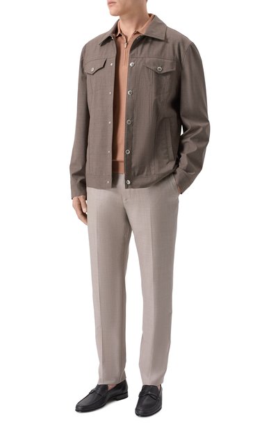 Кожаные лоферы ARTIOLI черного цвета по цене 149500 руб., арт. 947/KA, фото 2 Кожаные лоферы ARTIOLI, арт. 947/KA, фото 2