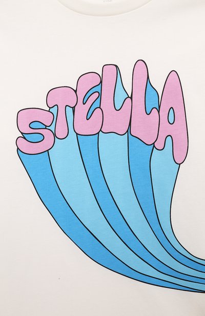 Хлопковая футболка STELLA MCCARTNEY, арт. TV8B41, фото 3