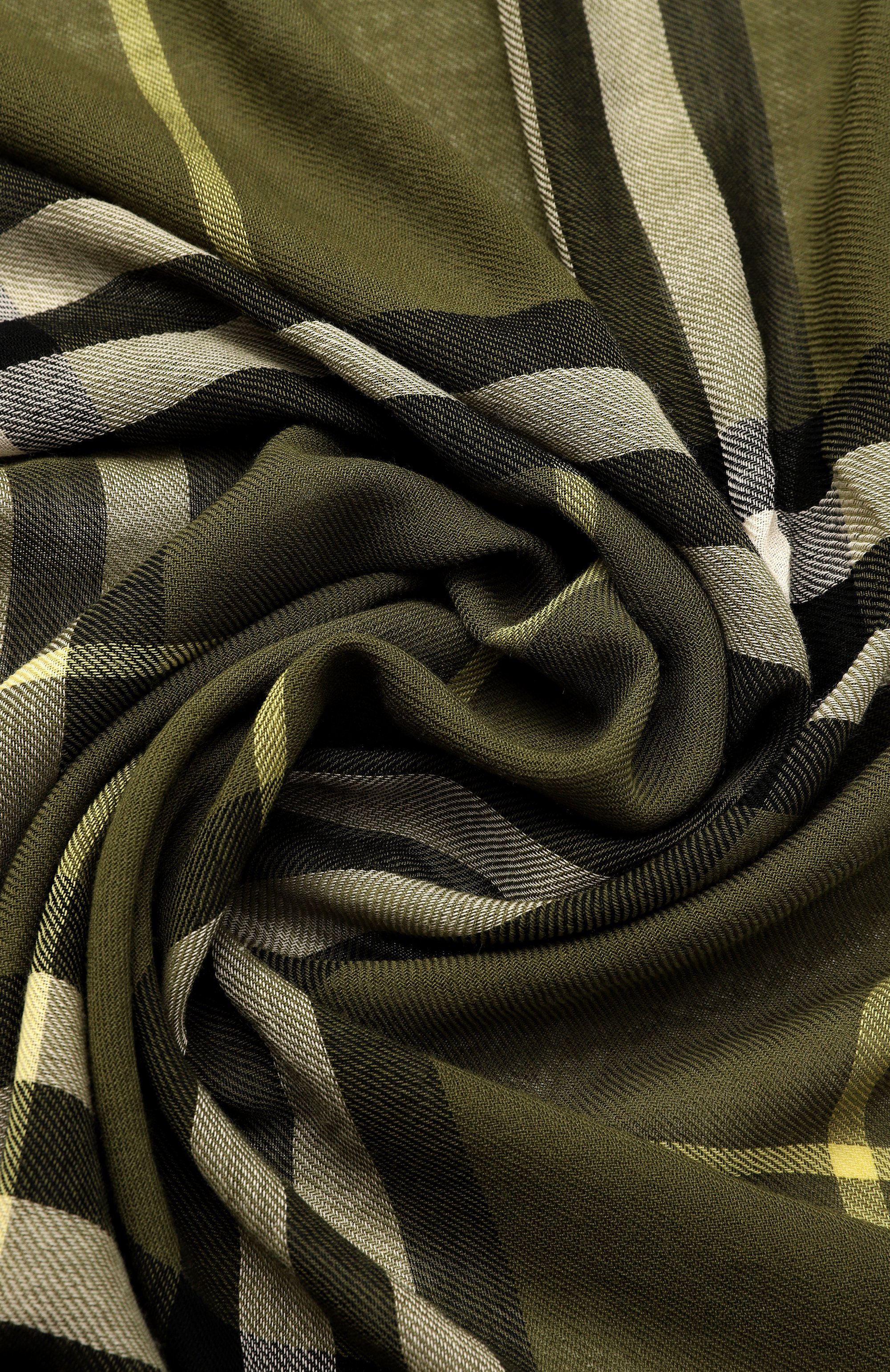 Шерстяной шарф BURBERRY, арт. 8112491, фото 3