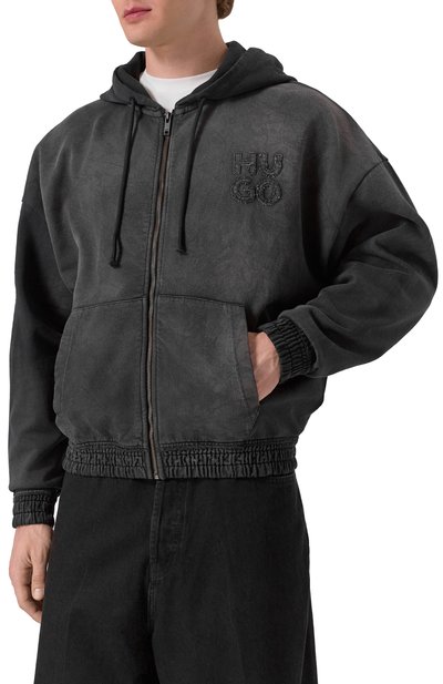 Хлопковая толстовка HUGO, арт. 50535312, фото 3