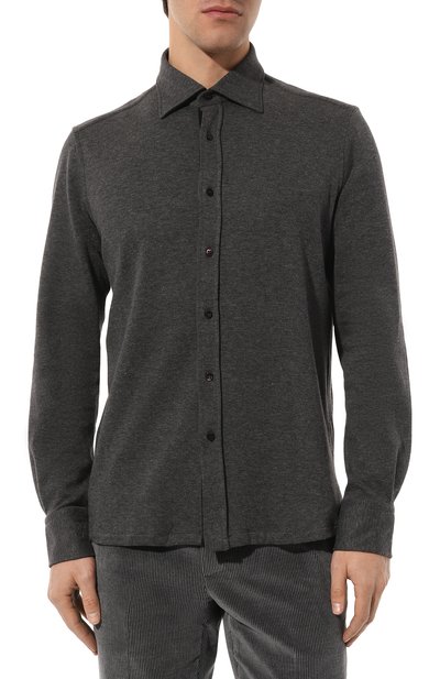 Рубашка из хлопка и кашемира STEFANO RICCI, арт. CJ007040/TE2602, фото 3