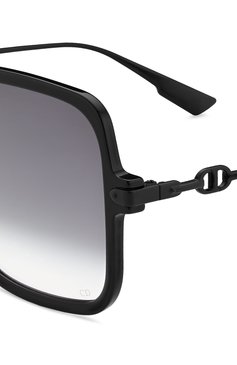 Женские солнцезащитные очки DIOR EYEWEAR черного цвета, арт. LINK18079O | Фото 4 (Тип очков: С/з; Региональные ограничения белый список (Axapta Mercury): RU, Не проставлено; Нос: Не проставлено; Оптика Гендер: оптика-женское)