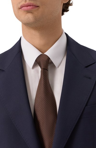 Шелковый галстук CANALI, арт. 18/HJ04330, фото 2