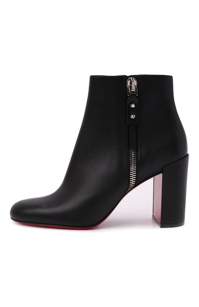 Кожаные ботильоны ziptotal 85 CHRISTIAN LOUBOUTIN, арт. 3210274/ZIPT0TAL 85, фото 3