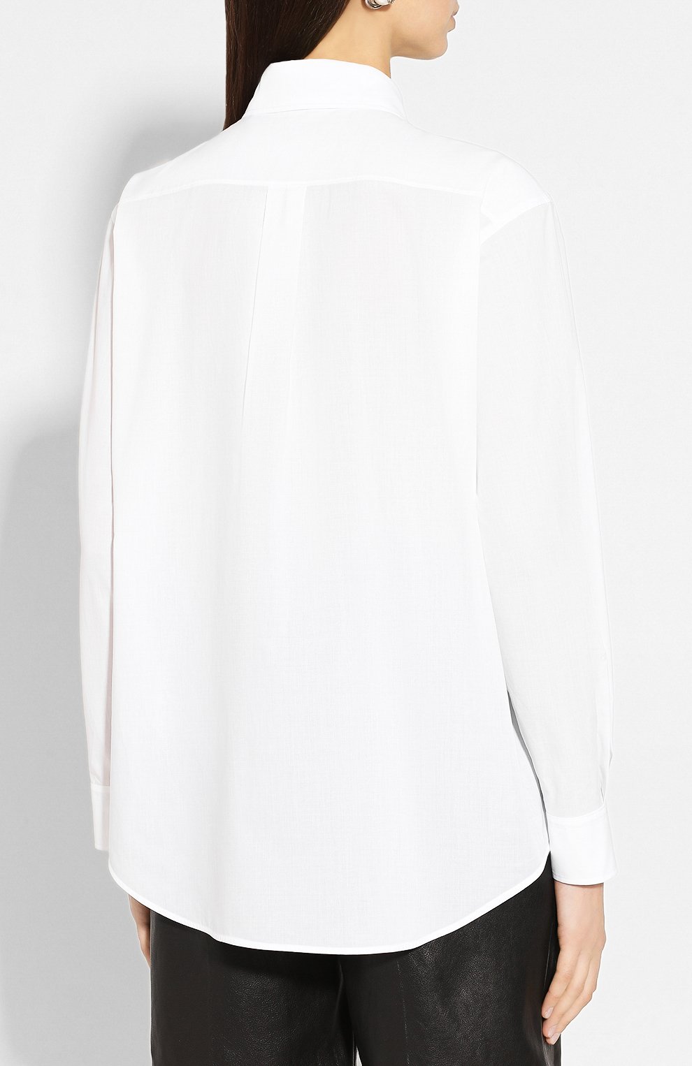 Хлопковая блузка BURBERRY, арт. 8024847, фото 4
