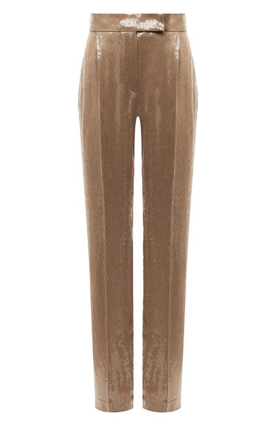 Женские брюки с отделкой пайетками BRUNELLO CUCINELLI, арт. MB951P7977
