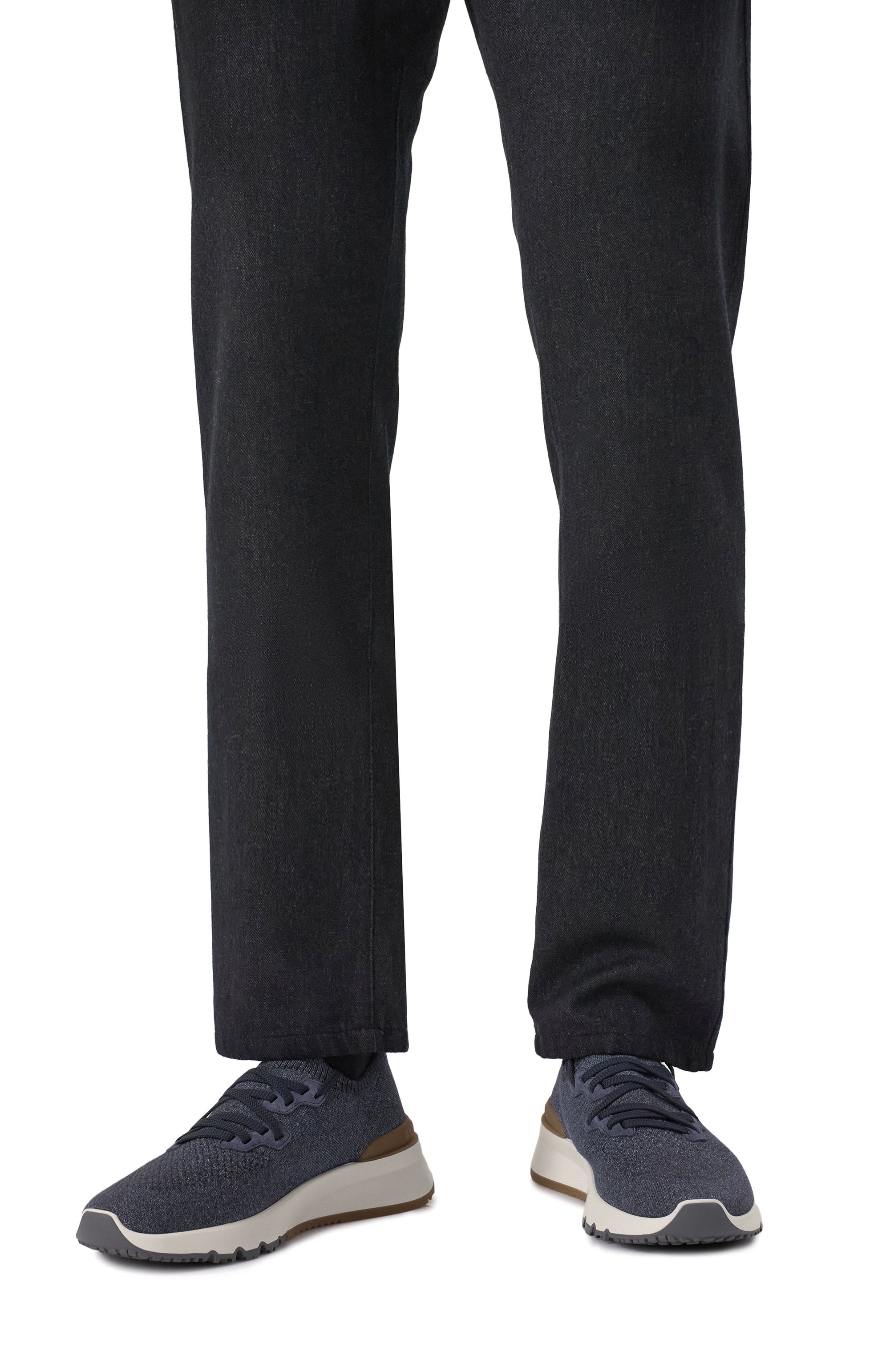 Текстильные кроссовки BRUNELLO CUCINELLI, арт. MZUKIB2051, фото 3