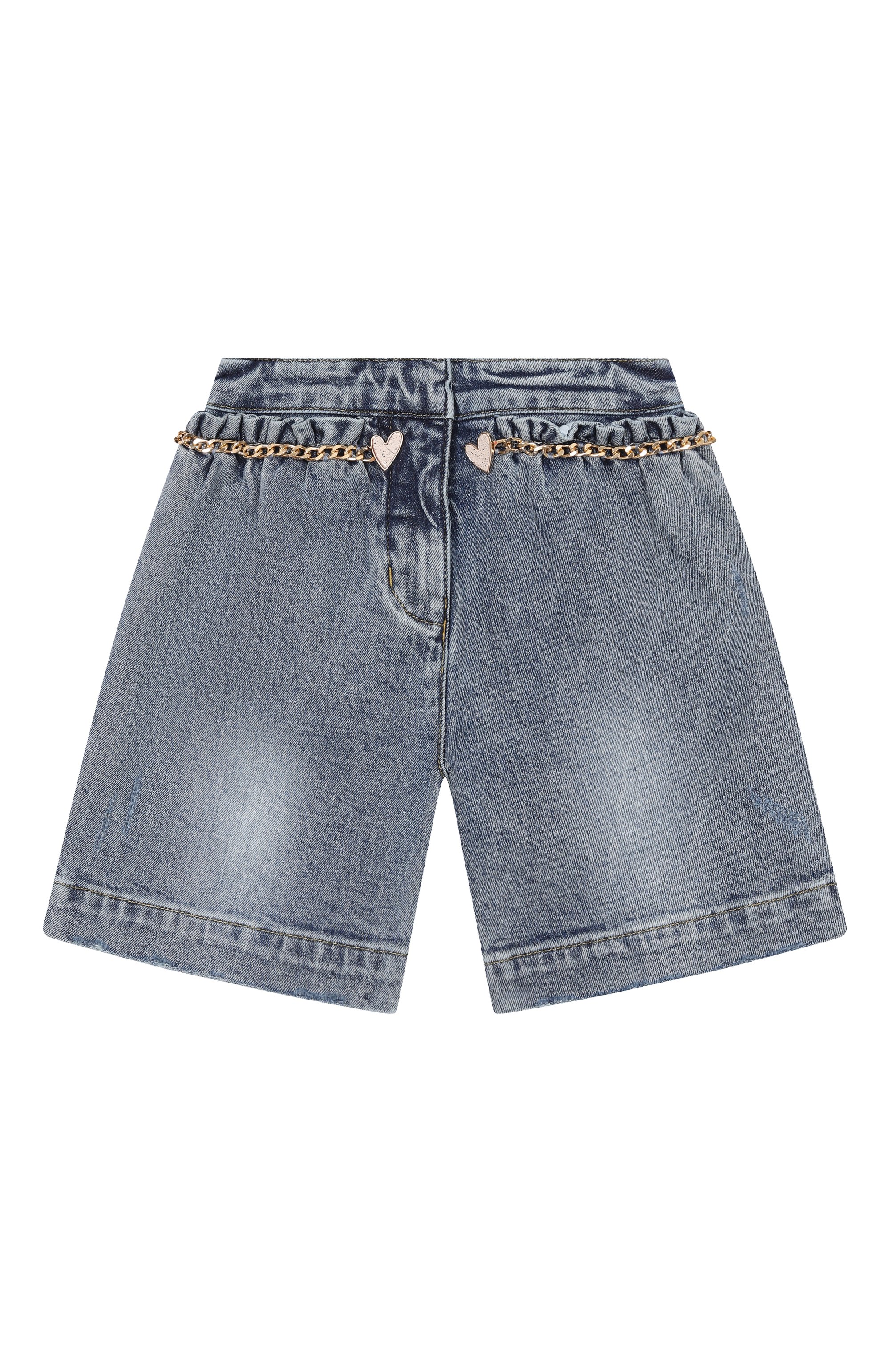 Джинсовые шорты EIRENE синего цвета по цене 12550 руб., арт. SS26118, фото 1 Джинсовые шорты EIRENE, арт. SS26118, фото 1