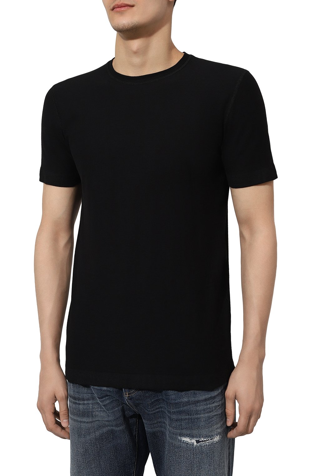 Хлопковая футболка HANNES ROETHER, арт. YA35N-K.200, фото 3