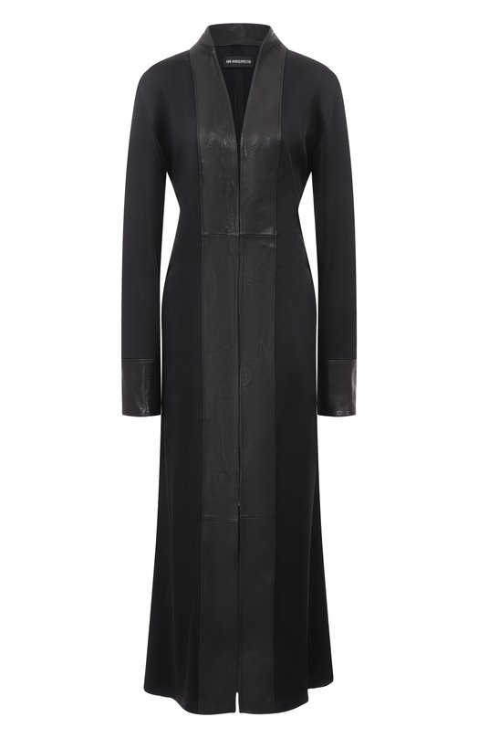 Пальто Ann Demeulemeester B0013583/FA647 Чёрный B0013583/FA647