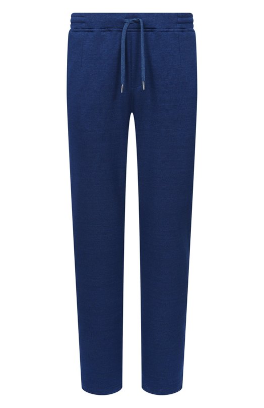 Брюки из хлопка и льна Capobianco 20M704.DH00._002 Синий 20M704.DH00._002