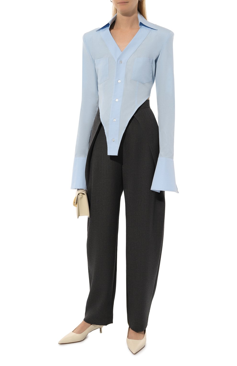 Шерстяные брюки HALFBOY, арт. HFW241WBPN202, фото 2