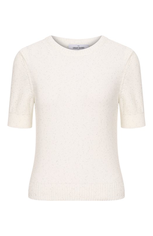 Хлопковый пуловер Gran Sasso 13231/32430 Белый 13231/32430