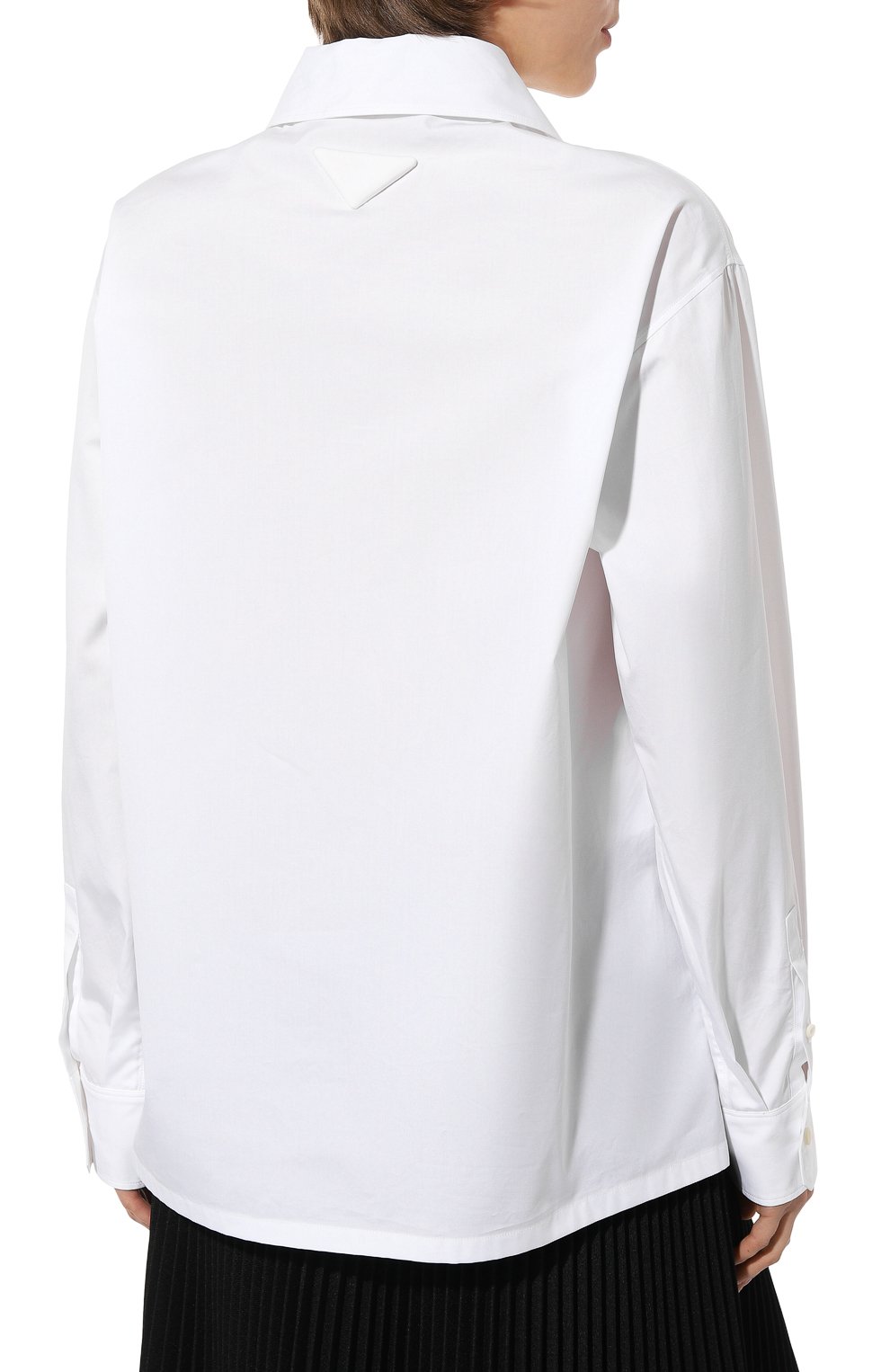 Хлопковая рубашка PRADA, арт. P983I-1XV2-F0009-221, фото 4