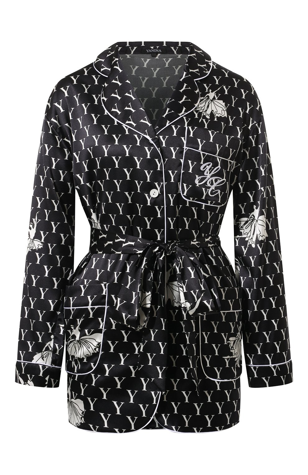 Атласная блузка YANINA, арт. T-2420A/7, фото 1