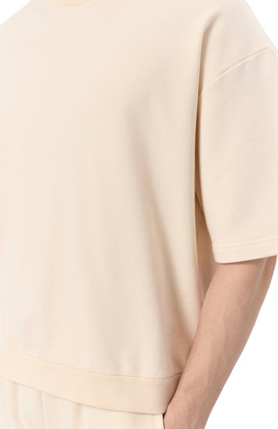 Футболка из хлопка и шелка KITON, арт. UMM063108, фото 5