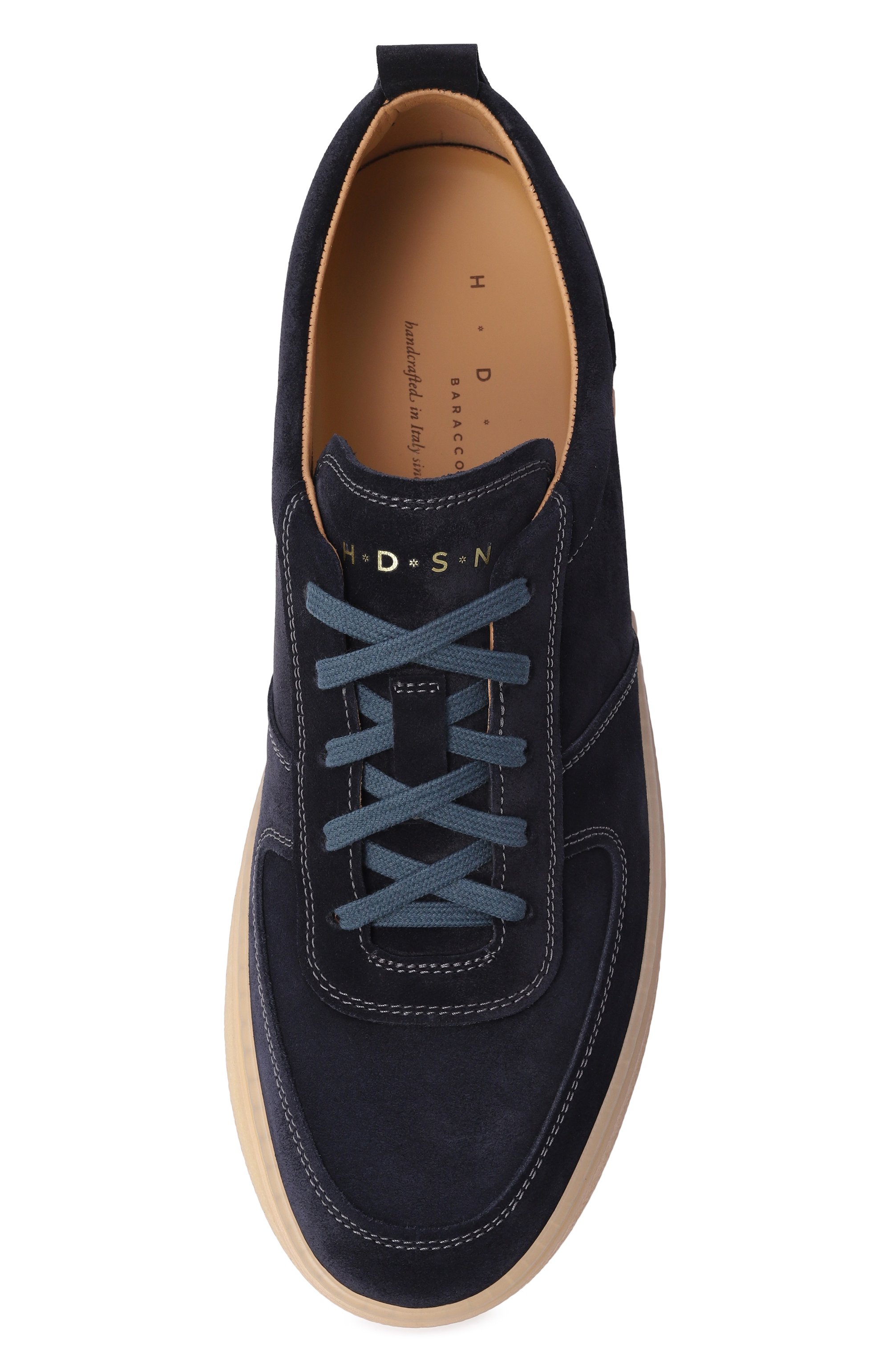 Замшевые кеды levante H`D`S`N BARACCO темно-синего цвета по цене 46350 руб., арт. LEVANTE.S.7*/SUEDE, фото 6 Замшевые кеды levante H`D`S`N BARACCO, арт. LEVANTE.S.7*/SUEDE, фото 6