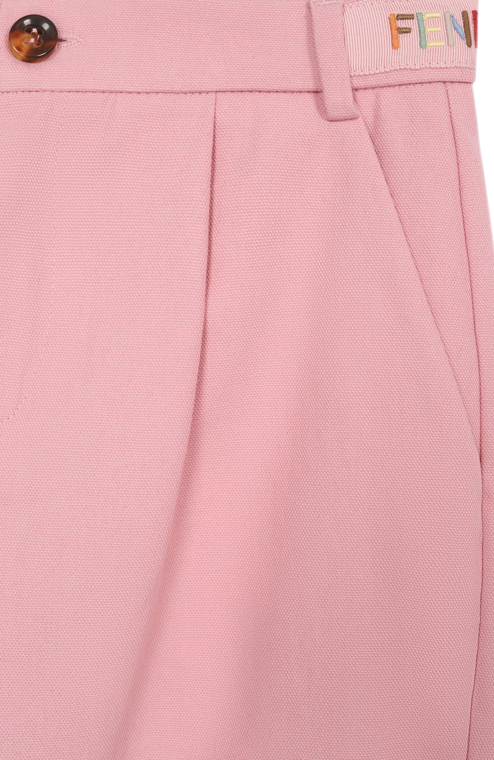 Хлопковые брюки FENDI, арт. JFF414/AY8N/8A-12+, фото 3