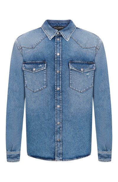 Мужская джинсовая рубашка DOLCE & GABBANA, арт. G5MA1D/G80J2
