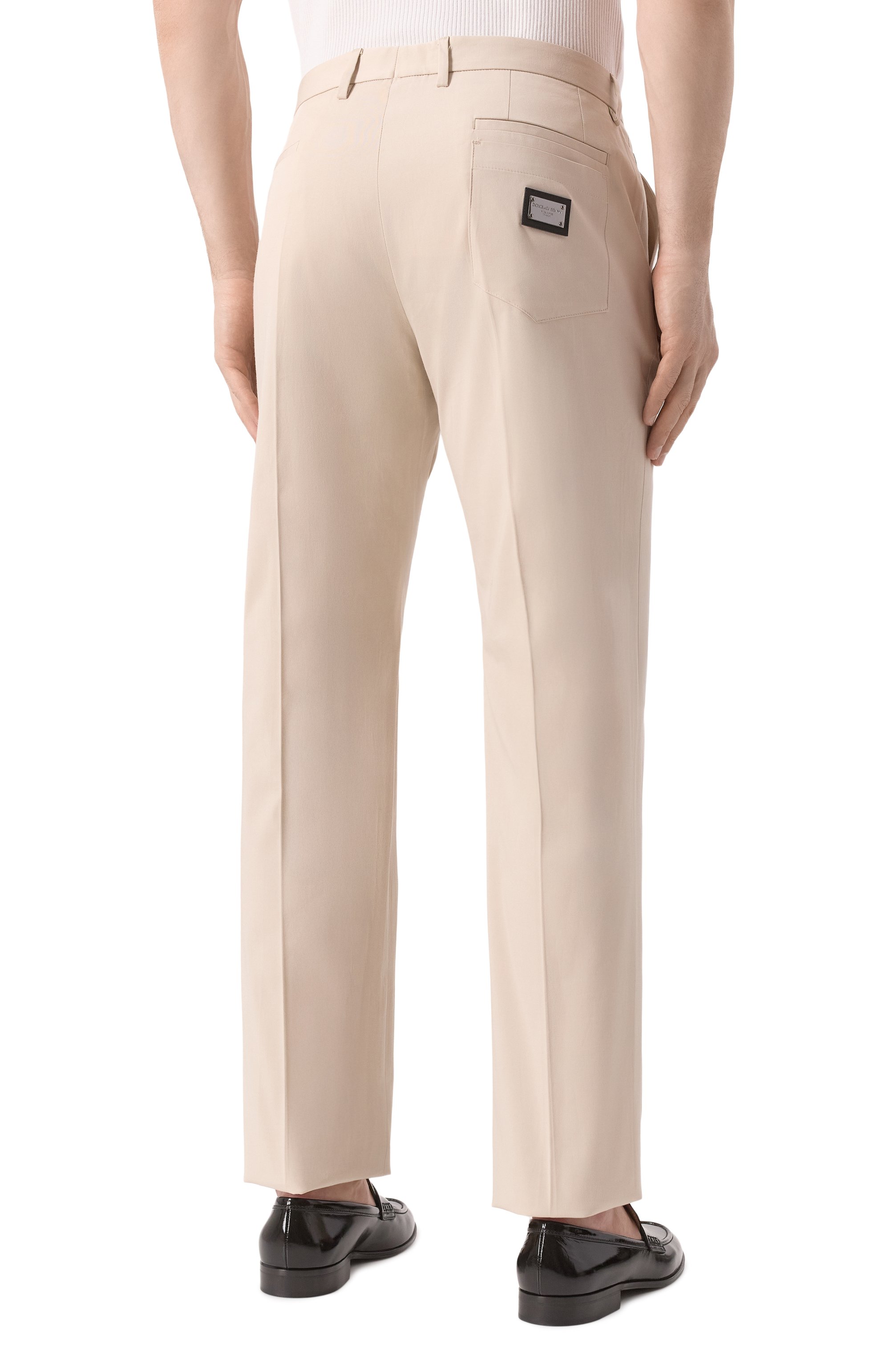 Хлопковые брюки DOLCE & GABBANA, арт. GVB6ET/FUFMJ, фото 4