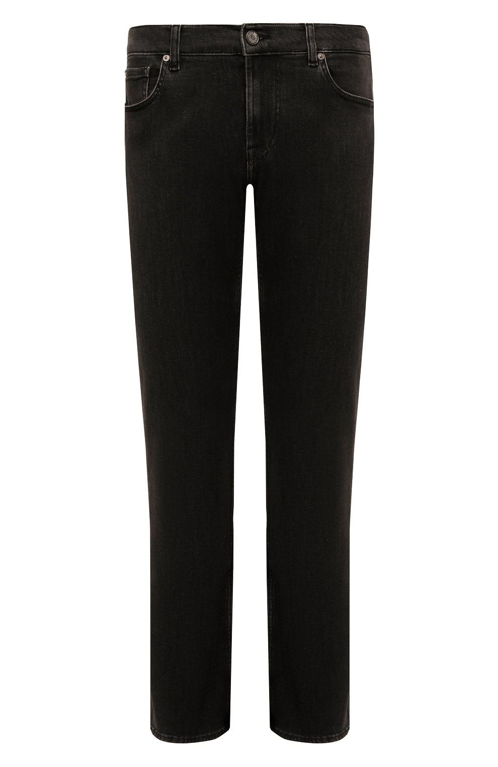 Джинсы standard 7 FOR ALL MANKIND темно-серого цвета по цене 30750 руб., арт. JSMNE060BF, фото 1 Джинсы standard 7 FOR ALL MANKIND, арт. JSMNE060BF, фото 1