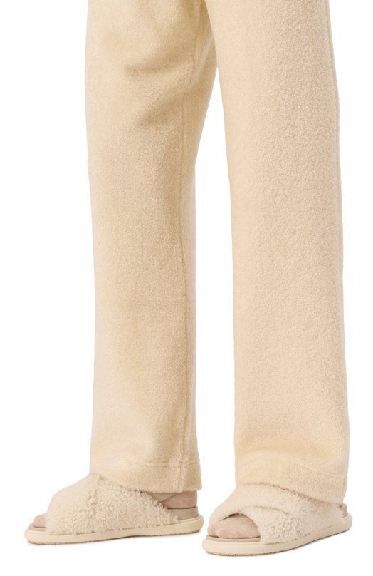 Сандалии Fussbett из овчины Marni FBMS005801/P9093 Кремовый  FBMS005801/P9093 Фото 3