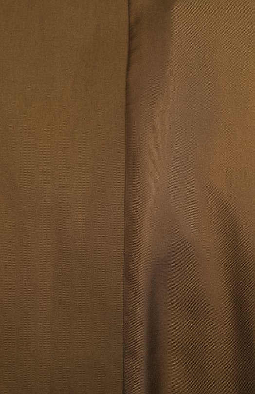 Хлопковый тренч Saint Laurent 812414/Y3A99 Коричневый  812414/Y3A99 Фото 7