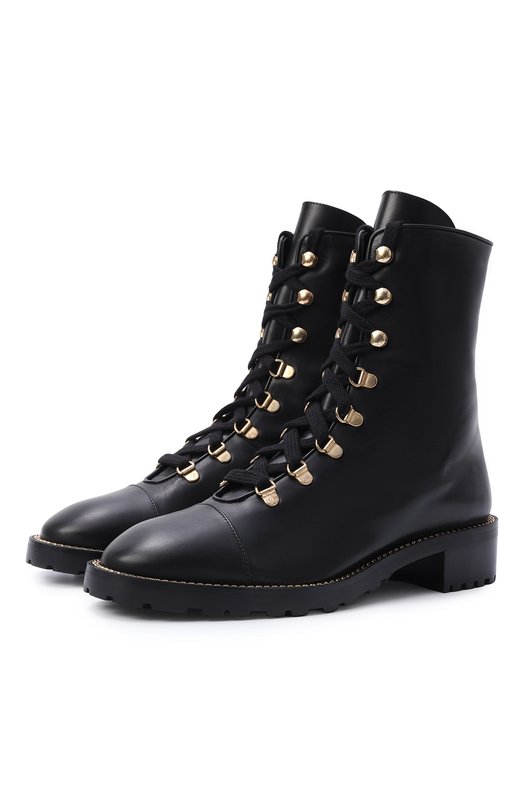 

Кожаные ботинки Kolbie Stuart Weitzman, Чёрный