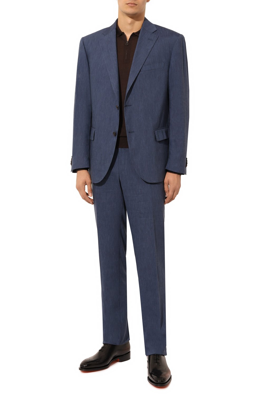 Кожаные оксфорды carter SANTONI, арт. MCCG18542MC8HRAG, фото 2