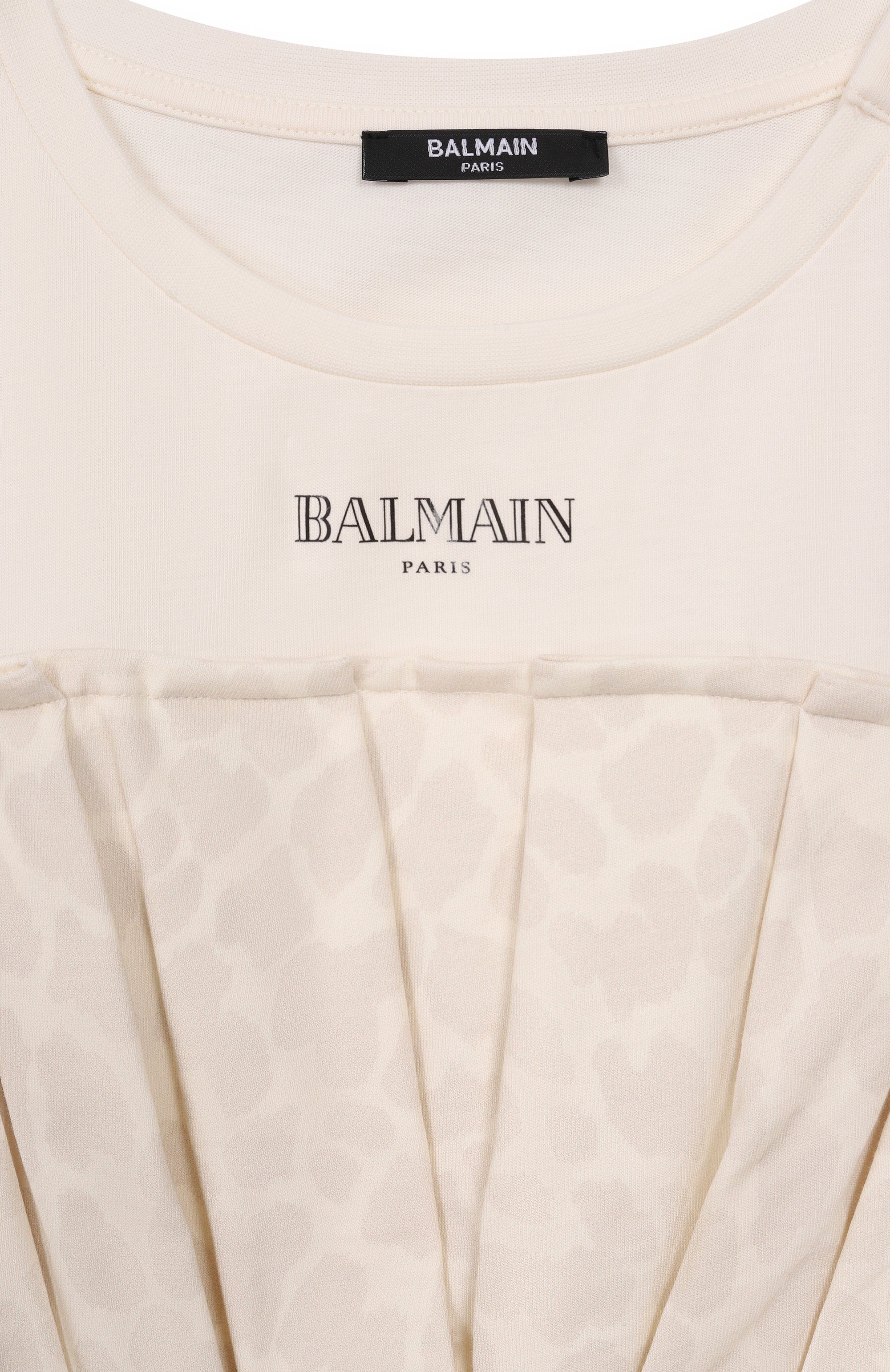Хлопковое платье BALMAIN, арт. BY1C12, фото 3