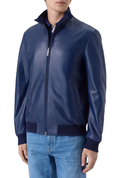 Кожаный бомбер STEFANO RICCI, арт. M7J6100260/NPNUV5_001, фото 3
