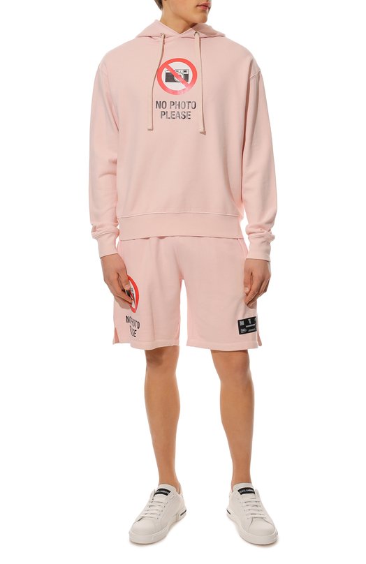 Хлопковые шорты Diego Venturino SS22-DV SRT NPPD Розовый  SS22-DV SRT NPPD Фото 2
