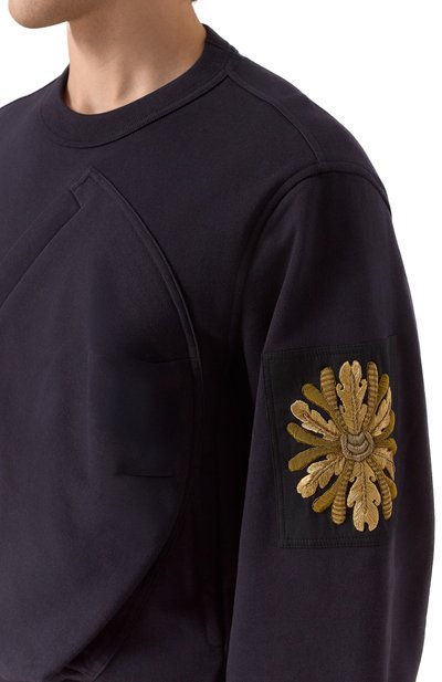 Хлопковый свитшот DRIES VAN NOTEN, арт. 251-021162-1610, фото 5