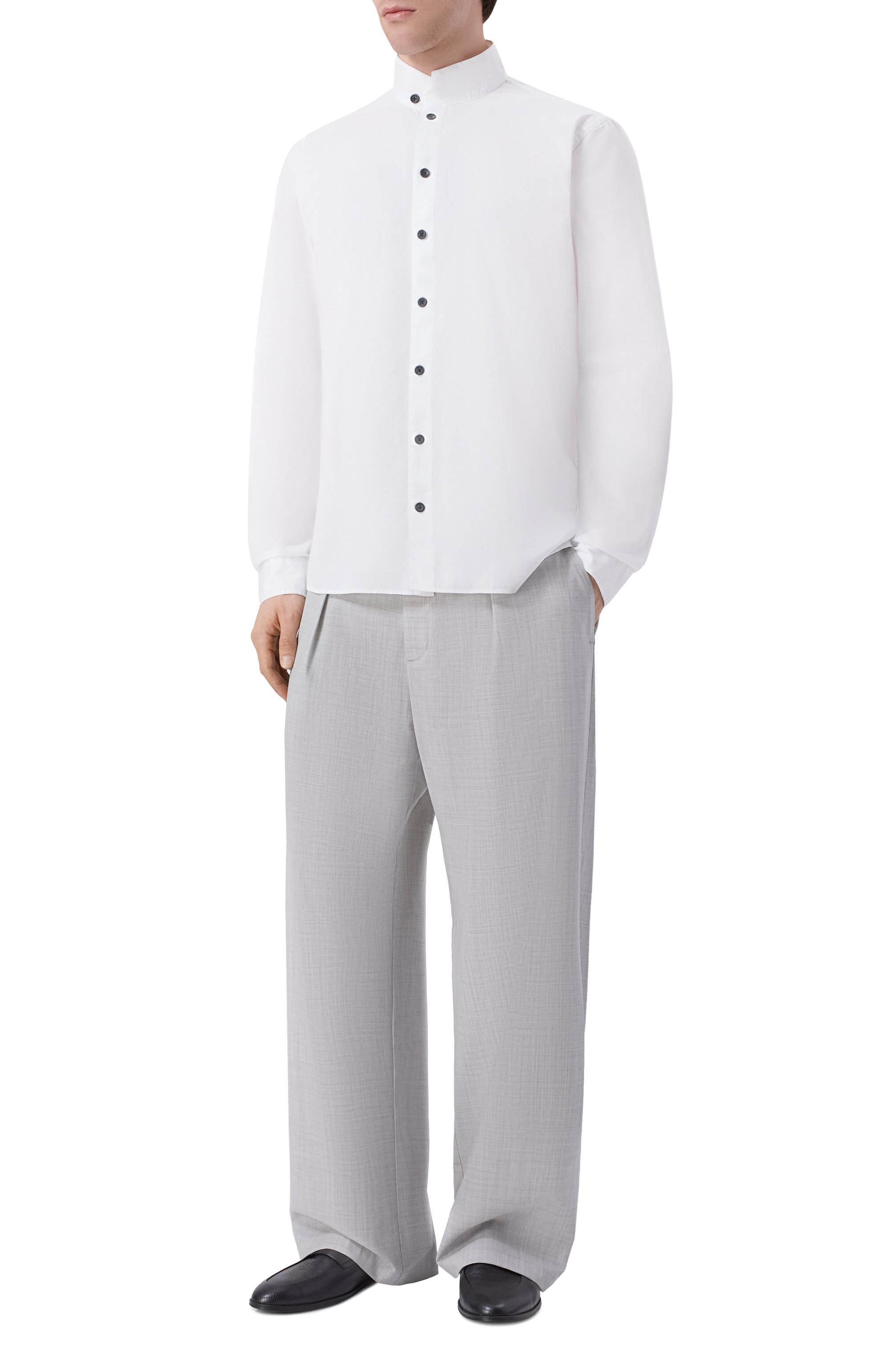 Хлопковая рубашка HANNES ROETHER, арт. MIL29SKE.3030, фото 2