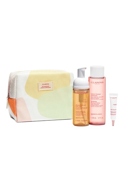 Набор в косметичке cleansing essentials sensetive skin (200+10+150ml) CLARINS, арт. 80097021, фото 2