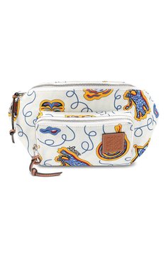 Женская поясная сумка loewe x paula's ibiza LOEWE белого цвета, арт. 330.54AW75 | Фото 1 (Статус проверки: Проверена категория, Проверено; Размер: medium; Материал: Текстиль; Стили: Спорт; Застежка: Молния; Кросс-КТ: другое; Драгоценные камни: Проставлено; Материал сплава: Проверено, Проставлено)