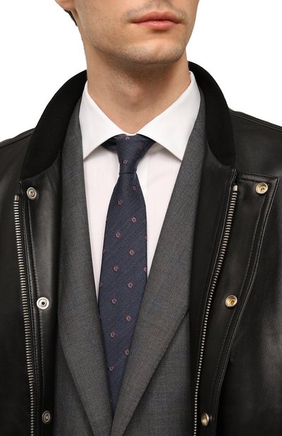 Галстук из кашемира и шелка CANALI, арт. 18/HJ03800, фото 2