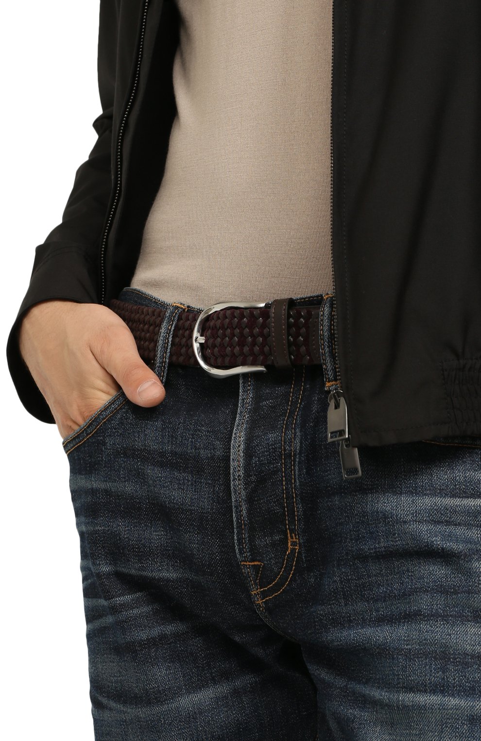 Комбинированный ремень CORNELIANI, арт. 90V358-2820834/00, фото 2