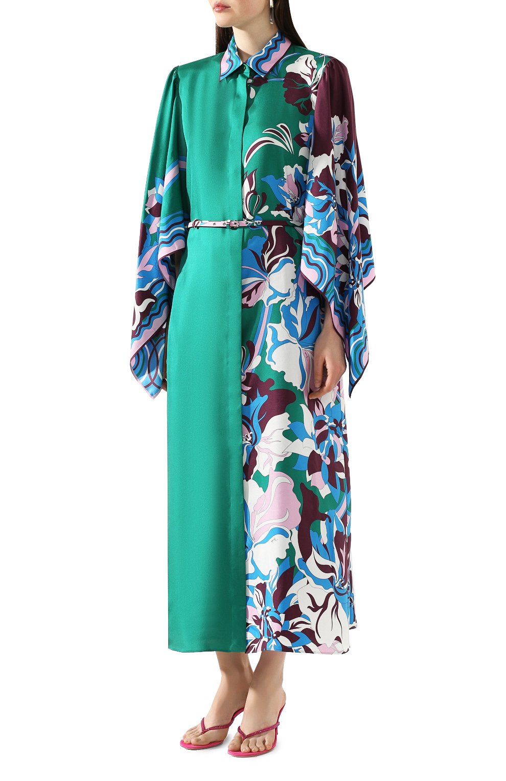 Шелковое платье EMILIO PUCCI, арт. 0ERH85/0E880, фото 3