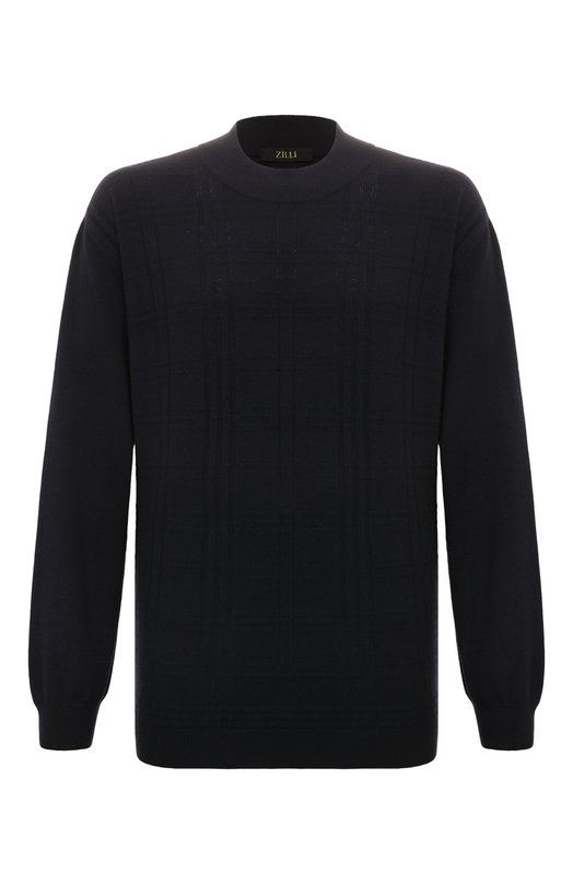 Кашемировый джемпер Zilli KMN001M0300VCHE00/64 Синий KMN001M0300VCHE00/64