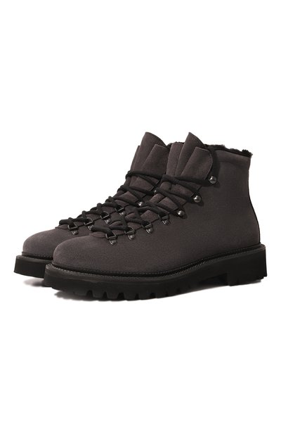 Мужские замшевые ботинки s.moritz MILLE 885, арт. SM0RITZ G0RAIN DEEP NAVY/FUR