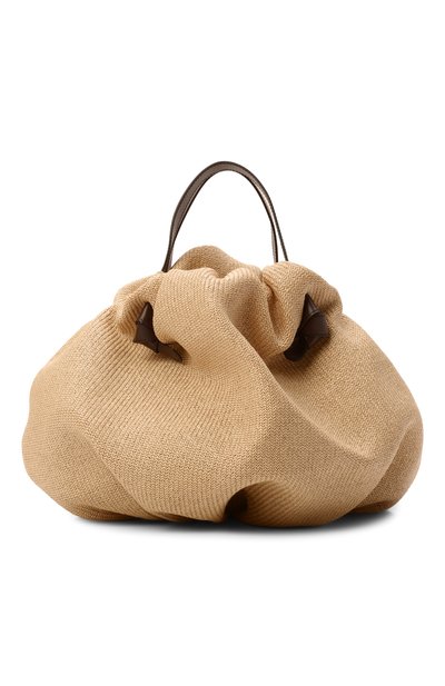 Женская сумка taurus PRADA, арт. 00060/RAFFIA/LEATHER