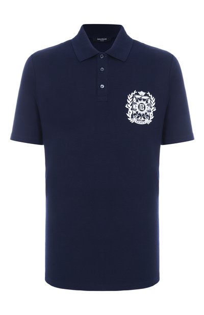 Мужское хлопковое поло BALMAIN, арт. FH1GC035/GE96