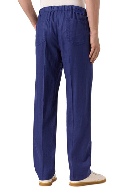 Брюки изо льна и хлопка KITON, арт. UPR003LK0636F02, фото 4