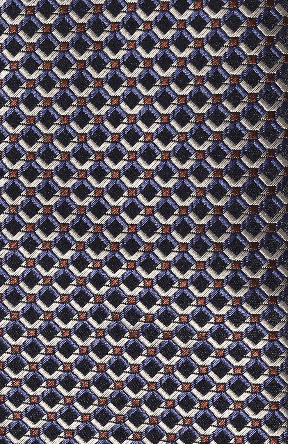 Шелковый галстук CANALI темно-синего цвета по цене 19250 руб., арт. 18/HJ03852, фото 4 Шелковый галстук CANALI, арт. 18/HJ03852, фото 4