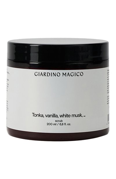 Скраб для тела tonka, vanilla, white musk (200ml) GIARDINO MAGICO, арт. 4640200324443, фото 1