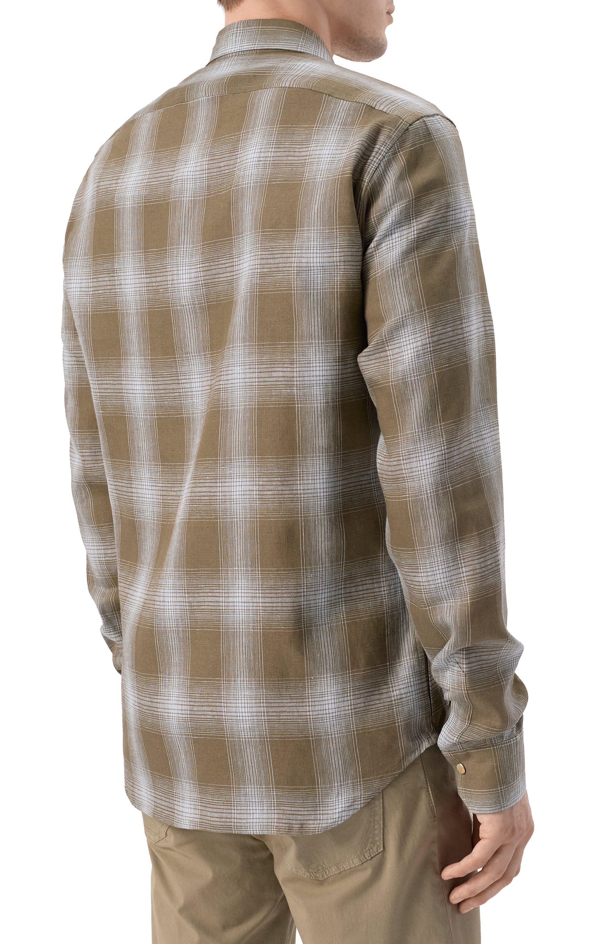 Льняная рубашка KITON, арт. UMCBUBAH0926406, фото 4