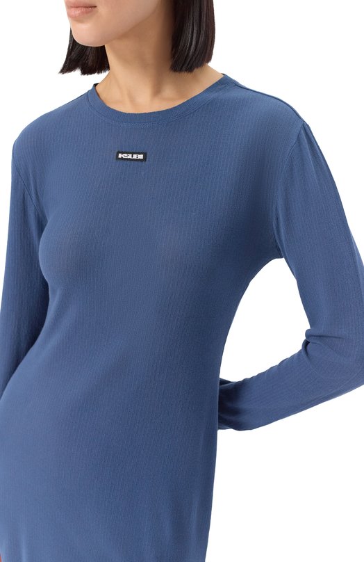 Хлопковое платье The Crawford Ksubi WFA25DR009 Синий  WFA25DR009 Фото 5