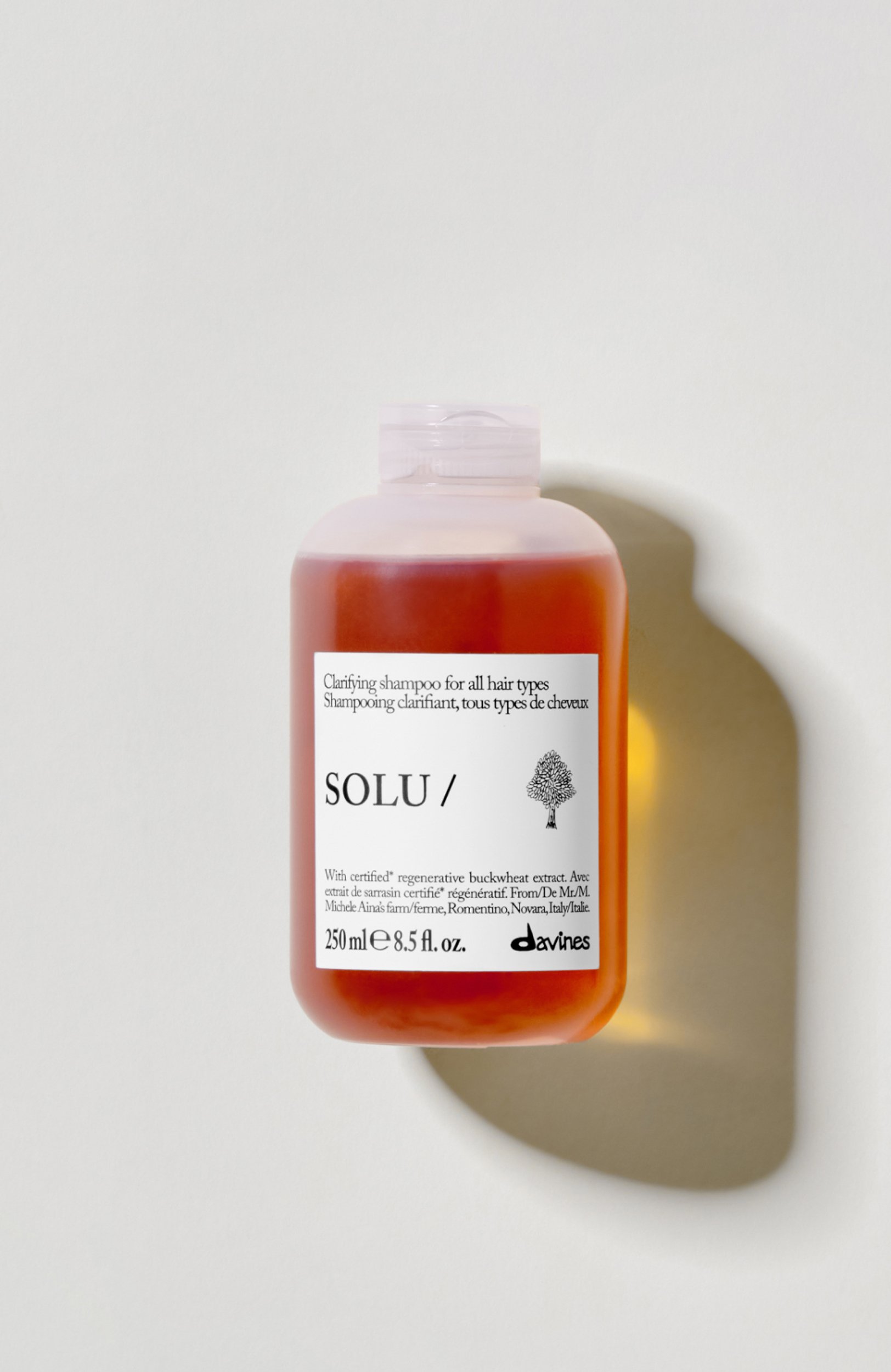 Шампунь для глубокого очищения всех типов волос solu (250ml) DAVINES, арт. 70014, фото 2